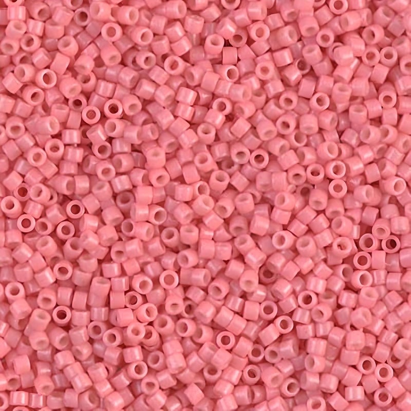 Miyuki Delica Seed Beads Bundle: Size 11/0, Duracoat Opaque Lychee (DB2113), Lt Watermelon (DB2114) & Guava (DB2115) - 3 Tubes of 7.2 Grams ea - Image 5